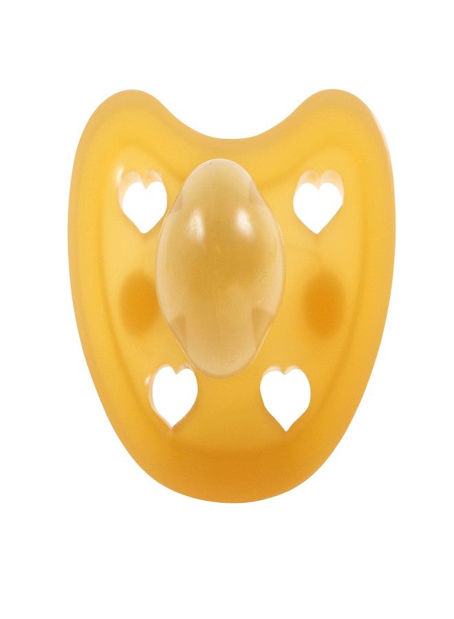 SWEETIE Rubber Pacifier Natural Rubber Pacifier Rounded Heart Shape Rubber 1 Count Original Natural Rubber Pacifier (12-18 Large) - Image 3